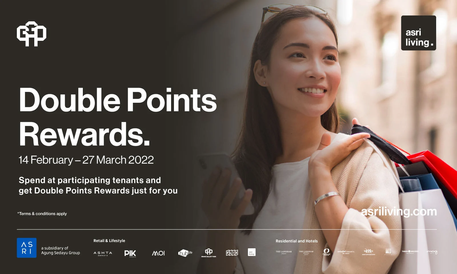 ASRI Living Double Points Rewards