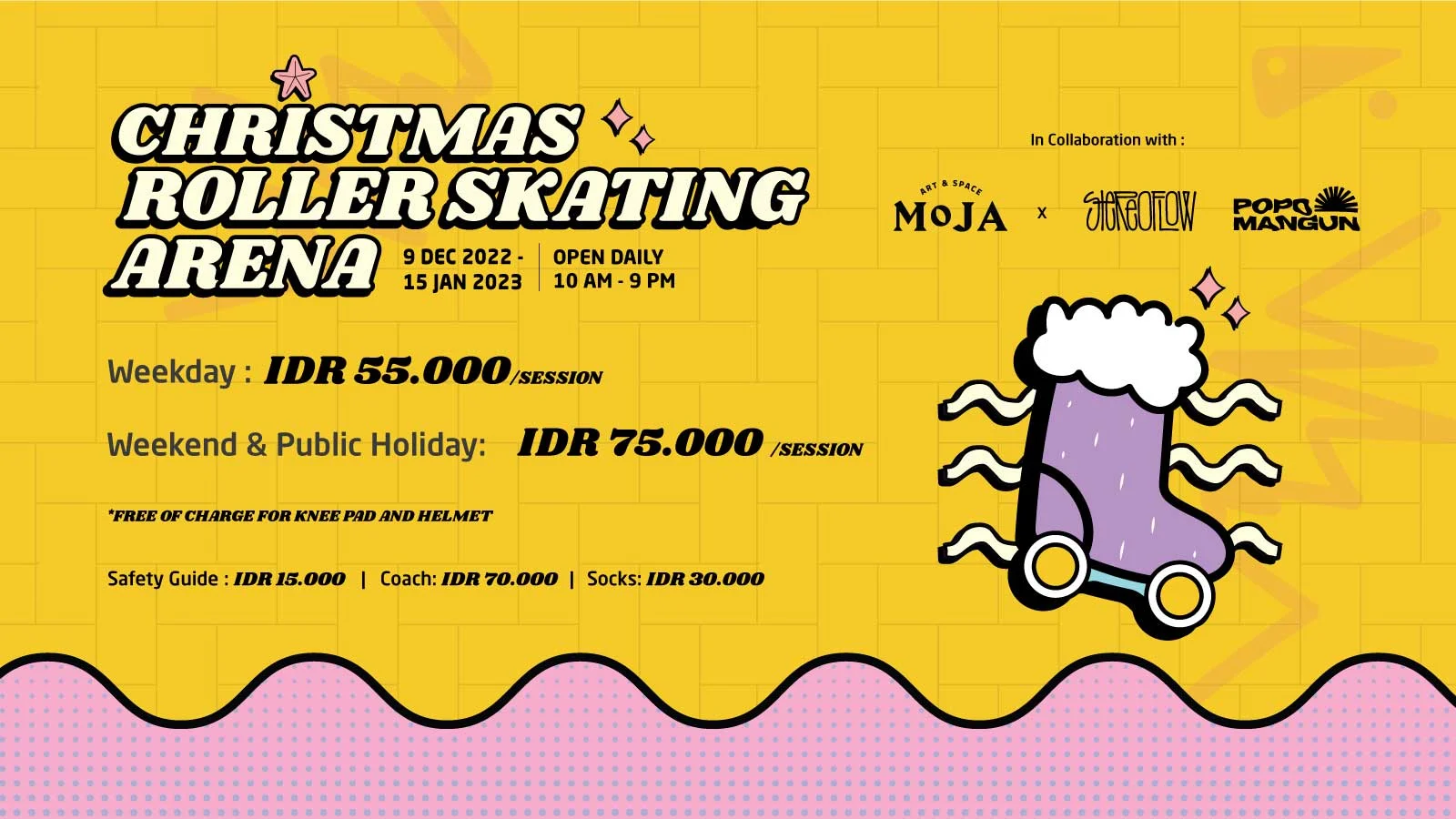 Christmas Roller Skating Arena Christmas Roller Skating Arena