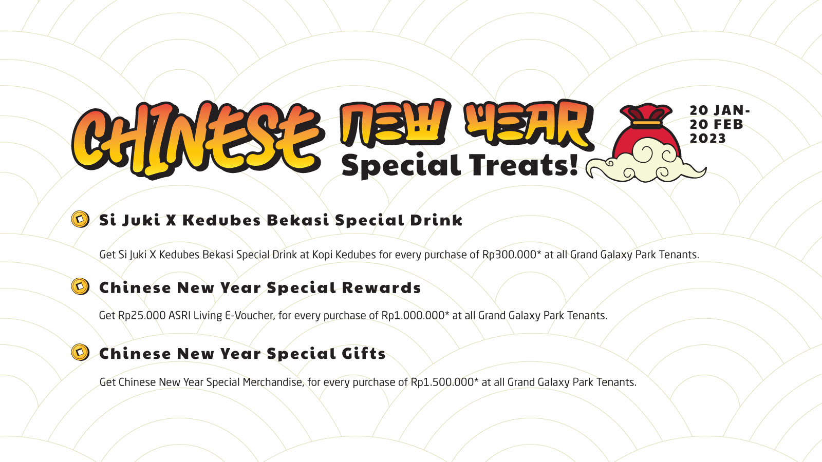 CHINESE NEW YEAR SPECIAL TREATS! CHINESE NEW YEAR SPECIAL TREATS!